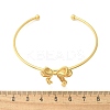 304 Stainless Steel Cuff Bangles BJEW-B107-01G-5