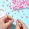 300Pcs 3 Colors Opaque Acrylic Beads MACR-YW0003-13A-5