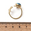 304 Stainless Steel Open Cuff Rings for Women RJEW-K258-13A-G-5