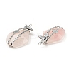 Natural Rose Quartz Pendants G-C246-02P-3