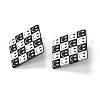 Resin Stud Earrings LS-EJEW-I257-01G-2