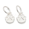 925 Sterling Silver Paw Print Charms STER-P071-07S-1