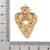 304 Stainless Steel Rhinestone Pendants SA-CBAA9A2-01G-02-3