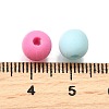 Frosted Opaque Acrylic Beads OACR-S071-03A-3