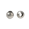 Tarnish Resistant Round 316 Surgical Stainless Steel Spacer Beads STAS-N032-02-4mm-2