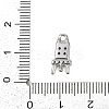 Brass Micro Pave Clear Cubic Zirconia Pendants KK-L238-15P-3