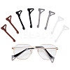 12Pairs 4 Colors Silicone Glasses Ear Grips AJEW-GF0005-60-1