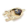 Brass Enamel Pendants KK-M308-04G-04-2