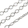 Brass Oval Link Chains KK-P295-56B-P-1
