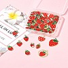 50Pcs 11 Styles Alloy Enamel Pendants ENAM-FS0003-20-9