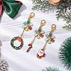 Christmas Theme Alloy Enamel Keychian KEYC-JKC00923-2