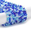 Glass Beads Strands EGLA-A034-M4mm-25-2