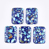 Assembled Synthetic Imperial Jasper and Natural Lapis Lazuli Pendants G-S329-048-1