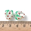 Baking Paint Baking Paint Glass Beads LAMP-Z014-02B-4