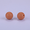 Round Silicone Focal Beads SI-JX0046A-75-2