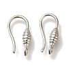 Brass Earring Hooks KK-H502-16S-1