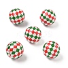 Printing Opaque Acrylic Beads OACR-Z035-08-1