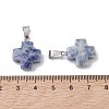 Natural Blue Spot Jasper Pendants G-K359-02P-01-3