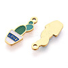 304 Stainless Steel Enamel Charms STAS-T065-62G-02-2