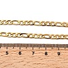 3.8MM 304 Stainless Steel Figaro Chain Necklaces for Women NJEW-B134-02B-G-5
