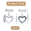2Pcs Brass Brooch JEWB-FH00021-2