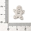 201 Stainless Steel Laser Cut Connector Charms STAS-R132-10P-3