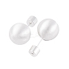 Round Ball Drawbench Brass Ear False Plugs for Women LS-EJEW-G391-24C-S-3