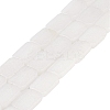 Natural White Jade Beads Strands G-M420-M06-02-1