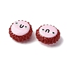 Fuuny Baking Paint Glass Enamel Beads LAMP-Q045-01C-4