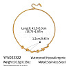 304 Stainless Steel Star Sun Moon Link Chain Necklaces for Women JZ7723-1