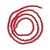Transparent Glass Beads Strands GLAA-C019-01A-30-2
