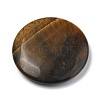 Chakras Themed Natural Tiger Eye Cabochons G-P001-22D-2