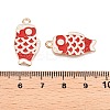 Light Gold Plated Alloy Enamel Pendants PALLOY-N176-27D-RS-3