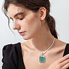 Natural Mixed Gemstone Pendants G-PH0001-07-6