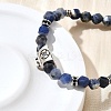 Brass Beaded Bracelets BJEW-Z094-03A-3
