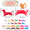 4Sets 4 Style Silicone Wine Glass Markers DIY-GF0005-75-2