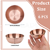 6Pcs Stainless Steel Dipping Bowls AJEW-CP0009-70RG-2