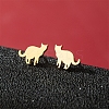 Stainless Steel Stud Earrings PW-WG95520-33-1