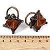 Natural Red Jasper Merkaba Star Pendants G-C144-02R-02-3