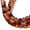 Crackle Glass Beads Strands CCG-C002-6mm-01-3
