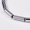 Non-magnetic Synthetic Hematite Beads Strands X-G-K022-3x14mm-08-3