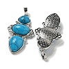 Synthetic BlueTurquoise Pendants G-Q158-04L-2