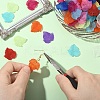 360Pcs 11 Colors Autumn Theme Transparent Frosted Acrylic Pendants MACR-YW0004-03-4