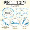 20Pcs Waxed Polyester Cord Bracelet Making AJEW-TAC00089-3