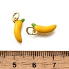 Brass Enamel Pendants KK-P295-22G-3