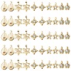 50Pcs 5 Style Rack Plating Iron Charms FIND-YW0003-87-1