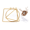 Metal Geometric Hoop Wreath Frames DIY-PH0025-43-1