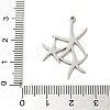 201 Stainless Steel Pendants LS-STAS-R133-01P-04-3