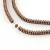 Faceted Square Electroplate Non-magnetic Synthetic Hematite Bead Strands G-S203-24C-1