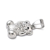 316 Surgical Stainless Steel Enamel Pendants STAS-P412-05P-2